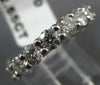 ESTATE 2.55CT ROUND DIAMOND 14K WHITE GOLD 3D CLASSIC SHARED PRONG ETERNITY RING
