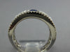 1.74CT DIAMOND & AAA SAPPHIRE 18K WHITE GOLD OVAL MULTI HEART FILIGREE LOVE RING