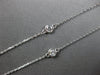 ESTATE LONG 1.0CT DIAMOND 14K WHITE GOLD CLASSIC BY THE YARD LOVE NECKLACE 27880