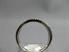 ESTATE .37CT DIAMOND 18KT WHITE GOLD ROUND & PRINCESS WEDDING ANNIVERSARY RING