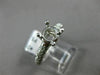 ESTATE .35CT DIAMOND PLATINUM 3D CLASSIC ROUND SEMI MOUNT ENGAGEMENT RING #2077