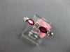 1.22CT DIAMOND & AAA RUBY 18K WHITE GOLD MARQUISE & ROUND SEMI ETERNITY FUN RING