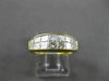 ESTATE 1.40CT DIAMOND 18KT YELLOW GOLD PRINCESS WEDDING ANNIVERSARY RING 19751