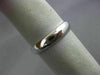 ESTATE 14KT WHITE GOLD 3D CLASSIC PLAIN WEDDING ANNIVERSARY 4MM RING BAND