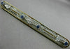 ANTIQUE LARGE .22CT OLD MINE DIAMOND & SAPPHIRE 14KT 2 TONE GOLD FILIGREE BROOCH
