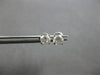 ESTATE .70CT DIAMOND 14K WHITE GOLD CLASSIC ROUND SOLITAIRE STUD EARRINGS #28174