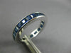ANTIQUE .60CT DIAMOND 18K WHITE GOLD 3D FILIGREE ETERNITY ANNIVERSARY RING #6061
