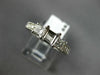 ESTATE .51CT DIAMOND 14KT WHITE GOLD 3D LUCIDA SEMI MOUNT ENGAGEMENT RING #23798