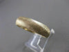 ESTATE 14K YELLOW GOLD MATTE FINISH MENS WEDDING BAND RING 6MM WIDE 12.25 #21060