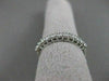 ESTATE .30CT DIAMOND 14K WHITE GOLD SPLIT CHANNEL WEDDING ANNIVERSARY RING #1638
