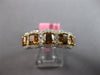 2.43CT WHITE & INTENSE FANCY ORANGE DIAMOND 18KT 2 TONE GOLD 3D ANNIVERSARY RING