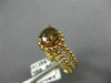 ESTATE 1.43CT CHOCOLATE FANCY DIAMOND 18KT ROSE GOLD 3D 4 PRONG ENGAGEMENT RING