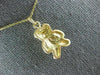 ESTATE 14KT YELLOW GOLD 3D HANDCRAFTED HAPPY TEDDY BEAR FLOATING PENDANT #25080