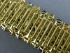 ESTATE MASSIVE 61.34CT DIAMOND & MULTI COLOR SAPPHIRE 18KT YELLOW GOLD BRACELET