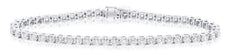 2.02CT DIAMOND 14KT WHITE GOLD 3D CLASSIC ROUND FOUR PRONG LOVE TENNIS BRACELET