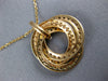 ESTATE 1.44CT WHITE & CHOCOLATE FANCY DIAMOND 18KT ROSE GOLD TRINITY FUN PENDANT