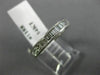 ESTATE .95CT BAGUETTE DIAMOND 14K WHITE GOLD SEMI ETERNITY ANNIVERSARY RING 1188