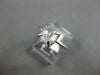 1.55CT SALT & PEPPER DIAMOND 18K WHITE GOLD 3D SOLITAIRE CUSHION ENGAGEMENT RING