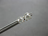 ESTATE .70CT DIAMOND 14K WHITE GOLD CLASSIC ROUND SOLITAIRE STUD EARRINGS #28174