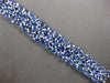 EXTRA LARGE 83.12CT DIAMOND & AAA TANZANITE 18KT WHITE GOLD MULTI SHAPE BRACELET