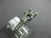 ESTATE .57CT DIAMOND 14K WHITE GOLD 3D FILIGREE SEMI MOUNT ENGAGEMENT RING #1572