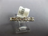 ESTATE .41CT DIAMOND 14KT WHITE GOLD ROUND & BAGUETTE CLASSIC ANNIVERSARY RING