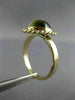 ESTATE 14KT YELLOW GOLD TIGER EYE 3D CLASSIC OVAL ROPE SOLITAIRE FUN RING #26069