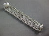LARGE & WIDE 5.1CT DIAMOND 18KT WHITE GOLD MULTI ROW ELONGATED FUN HOOP EARRINGS