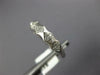 ESTATE .14CT DIAMOND 18KT WHITE GOLD MATTE & SHINY SQUARE PAVE ANNIVERSARY RING