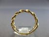 WIDE .91CT DIAMOND 14KT YELLOW GOLD OVAL LINK LOVE KNOT 3/4TH ETERNITY FUN RING