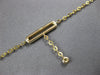ESTATE .18CT DIAMOND 14KT YELLOW GOLD 3D RECTANGULAR CHANDELIER FUN BRACELET