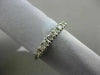 ESTATE .35CT ROUND DIAMOND 14KT WHITE GOLD 3D CLASSIC 7 STONE ANNIVERSARY RING