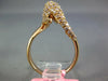 LARGE 1.16CT DIAMOND & AAA TSAVORITE 18KT ROSE GOLD HAPPY PANTHER TIGER FUN RING