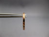 ESTATE .26CT DIAMOND 14K YELLOW GOLD 3D CLASSIC 2mm OVAL HUGGIE HANGING EARRINGS