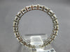 ESTATE 1.93CT DIAMOND 18K WHITE GOLD ROUND 3mm ETERNITY WEDDING ANNIVERSARY RING