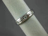 ESTATE WIDE .32CT DIAMOND 14KT WHITE GOLD ETOILE ETERNITY ANNIVERSARY RING 16200