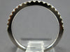 .22CT DIAMOND 18KT WHITE GOLD ROUND 1.5MM SEMI ETERNITY WEDDING ANNIVERSARY RING