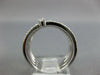 ESTATE WIDE .86CT DIAMOND 18KT WHITE GOLD OPEN MULTI ROW SEMI ETERNITY FUN RING