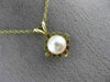 ESTATE AAA SOUTH SEA PEARL 14KT YELLOW GOLD 3D CLASSIC SUN BURST PENDANT #25432