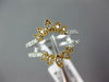 .37CT DIAMOND 14K 2 TONE GOLD 3D FILIGREE MARQUISE SHAPE INSERT ANNIVERSARY RING