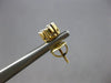 .50CT DIAMOND 14KT YELLOW GOLD CLUSTER INVISIBLE FLOWER SCREWBACK STUD EARRINGS