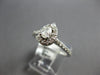 .51CT DIAMOND 14KT WHITE GOLD 3D PEAR SHAPE & ROUND CLASSIC HALO ENGAGEMENT RING