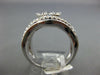 ESTATE WIDE 2.26CT DIAMOND 18KT WHITE GOLD 3D MARQUISE SHAPE ANNIVERSARY RING