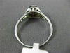 ANTIQUE .20CT OLD MINE DIAMOND 14K WHITE GOLD 3D FILIGREE ENGAGEMENT RING 10181