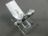 ESTATE .65CT DIAMOND 14KT WHITE GOLD 3D CLASSIC 6 STONE ANNIVERSARY RING #1177