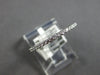ESTATE .18CT DIAMOND 18KT WHITE GOLD 3D 1.5MM ROUND WEDDING ANNIVERSARY RING