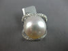 EXTRA LARGE 1.08CT DIAMOND & AAA SOUTH SEA PEARL 14KT WHITE GOLD LOVE KNOT RING