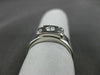 ESTATE .32CT ROUND DIAMOND 14KT WHITE GOLD ETOILE RECTANGULAR FUN RING #12037