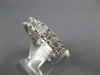 LARGE 3.58CT DIAMOND 18KT WHITE GOLD 3D BAGUETTE 4.5MM ETERNITY ANNIVERSARY RING
