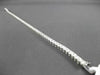 ESTATE WIDE 6.65CT PRINCESS CUT DIAMOND 18KT WHITE GOLD CLASSIC TENNIS BRACELET